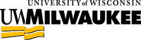 Logo of the University of Wisconsin-Milwaukee. The text "UNIVERSITY OF WISCONSIN" is above "UWMILWAUKEE" in bold. Two yellow and black waves are below the "UW" letters, symbolizing innovation in their Medical Assistant Programs Wisconsin offers.