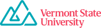 Logo of Vermont State University, renowned for its Best Medical Assistant Programs, featuring stylized blue mountain peaks on the left and the university name in red text on the right.